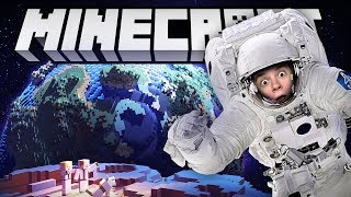 Пытаюсь выжить в космосе в майнкрафт!