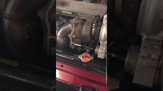 Работа актуатора турбины td04l
