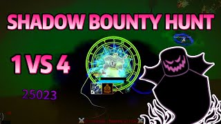 Destroying 1v4 Teamers With Shadow! | Blox Fruits