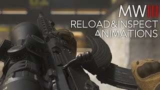 Call of Duty: Modern Warfare III(2023)|Reload &amp; inspect animations