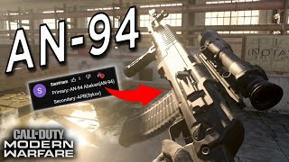 AN-94 Abakan on Modern Warfare 2019 PS5 Gameplay